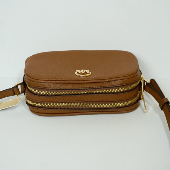 Michael Kors Bags Michael Kors Fulton Double Zip S Xbody Bag Brown